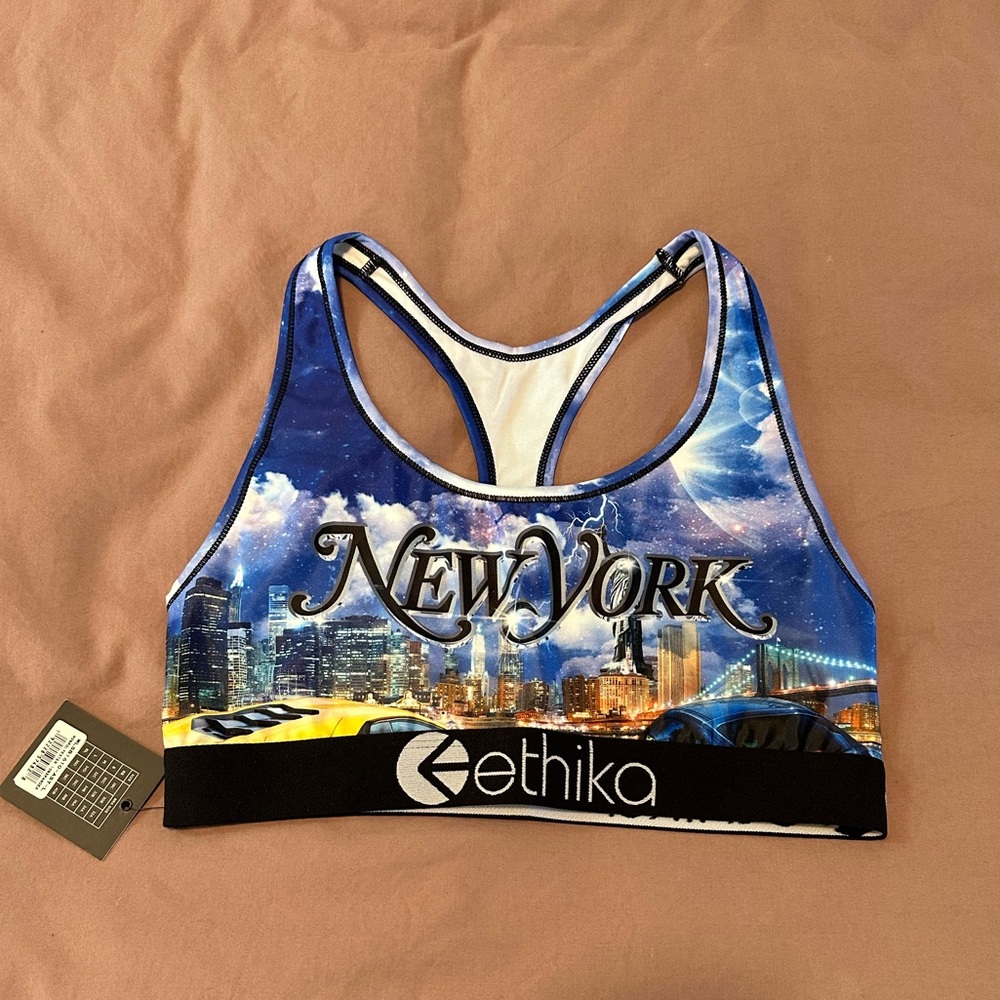 Ethika Women's Blue Sports Bra